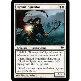 MtG Trading Card Game Dark Ascension Common Foil Elgaud Inquisitor #6