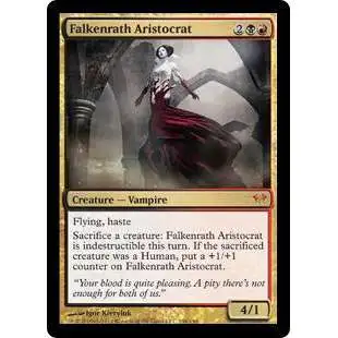 MtG Trading Card Game Dark Ascension Mythic Rare Falkenrath Aristocrat #138