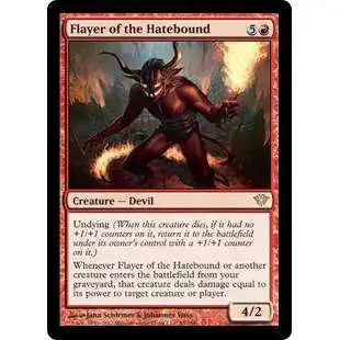 MtG Trading Card Game Dark Ascension Rare Flayer of the Hatebound #89