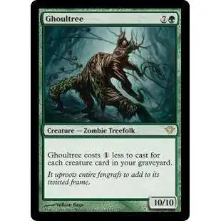 MtG Trading Card Game Dark Ascension Rare Ghoultree #115