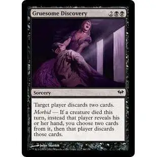 MtG Trading Card Game Dark Ascension Common Gruesome Discovery #66