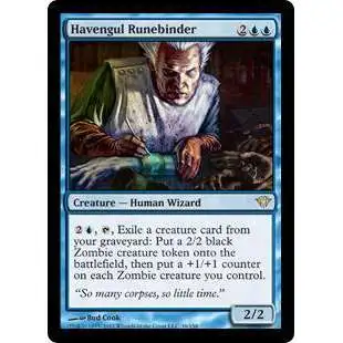 MtG Trading Card Game Dark Ascension Rare Havengul Runebinder #39