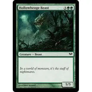 MtG Trading Card Game Dark Ascension Common Hollowhenge Beast #118