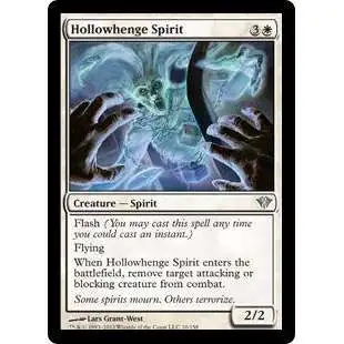 MtG Trading Card Game Dark Ascension Uncommon Hollowhenge Spirit #10