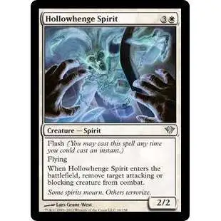 MtG Trading Card Game Dark Ascension Uncommon FOIL Hollowhenge Spirit #10