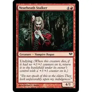 MtG Trading Card Game Dark Ascension Common Nearheath Stalker #100