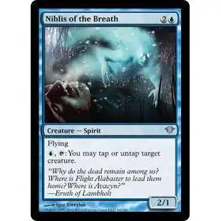 MtG Trading Card Game Dark Ascension Uncommon Niblis of the Breath #44