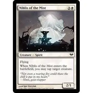 MtG Trading Card Game Dark Ascension Common FOIL Niblis of the Mist #15