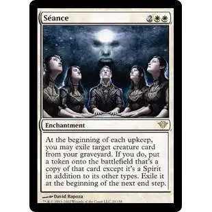 MtG Trading Card Game Dark Ascension Rare FOIL Seance #20