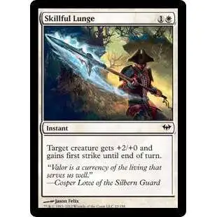 MtG Trading Card Game Dark Ascension Common Skillful Lunge #22