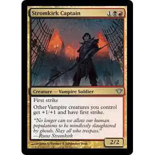 MtG Trading Card Game Dark Ascension Uncommon Stromkirk Captain #143