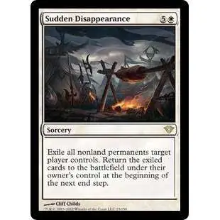 MtG Trading Card Game Dark Ascension Rare Sudden Disappearance #23