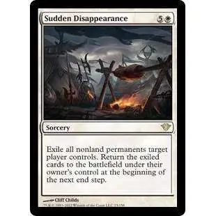 MtG Trading Card Game Dark Ascension Rare FOIL Sudden Disappearance #23