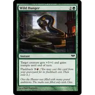 MtG Trading Card Game Dark Ascension Common Wild Hunger #132