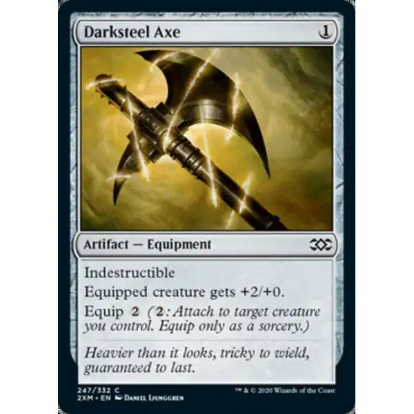 MtG Double Masters Common Darksteel Axe #247