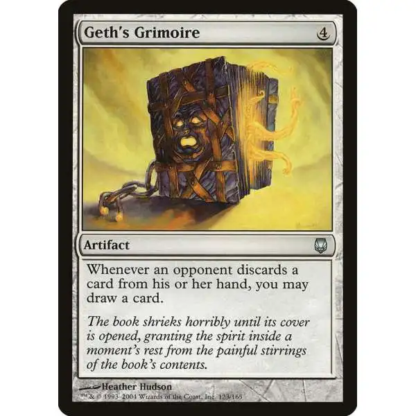 MtG Darksteel Uncommon Geth's Grimoire #123 [Lightly Played]
