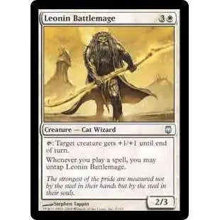 MtG Darksteel Uncommon Leonin Battlemage #5 [Lightly Played]