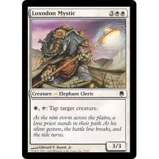MtG Darksteel Common Loxodon Mystic #7 [Lightly Played]