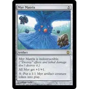 MtG Darksteel Rare Myr Matrix #132