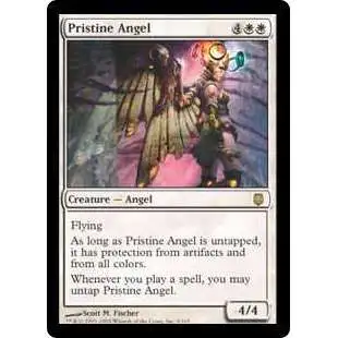 MtG Darksteel Rare Pristine Angel #9 [Moderately Played]