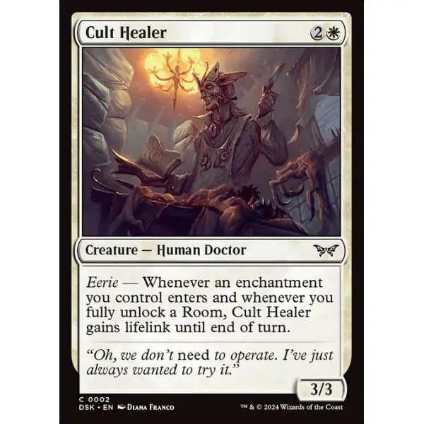 MtG Duskmourn: House of Horror Common Cult Healer #2