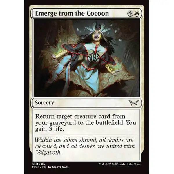 MtG Duskmourn: House of Horror Common Emerge from the Cocoon #5