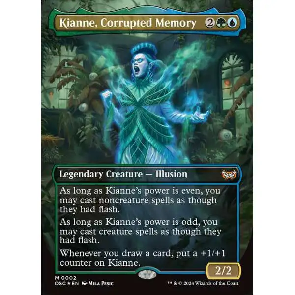 MtG Duskmourn: House of Horror Commander Mythic Rare Kianne, Corrupted Memory #2 [Commander FOIL]