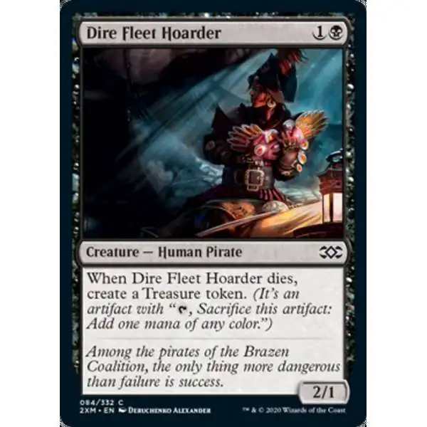 MtG Double Masters Common Dire Fleet Hoarder #84