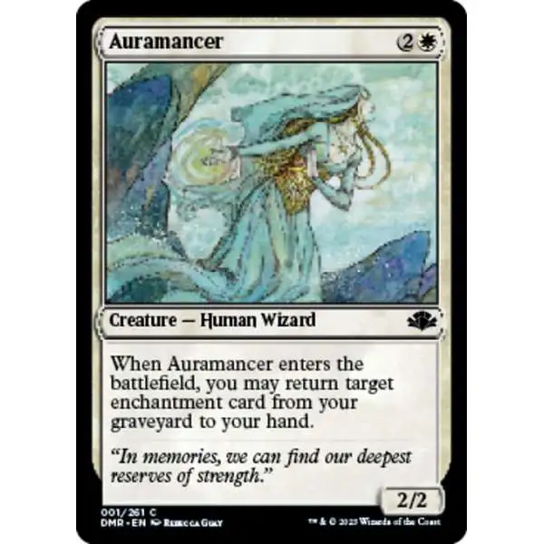 MtG Dominaria Remastered Common FOIL Auramancer #1