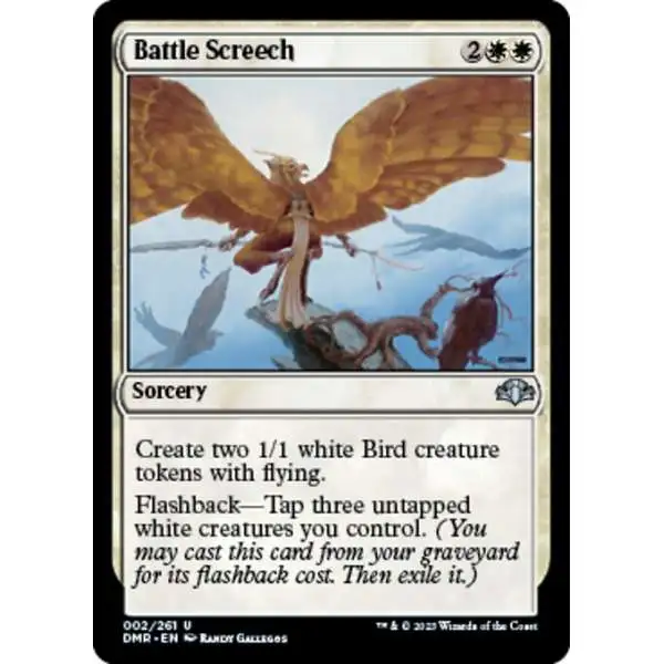 MtG Dominaria Remastered Uncommon FOIL Battle Screech #2