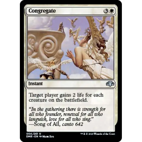 MtG Dominaria Remastered Uncommon FOIL Congregate #4