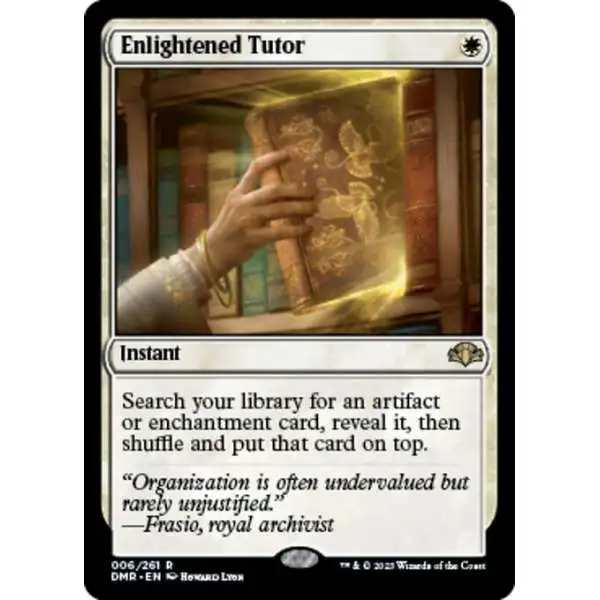 MtG Dominaria Remastered Rare FOIL Enlightened Tutor #6