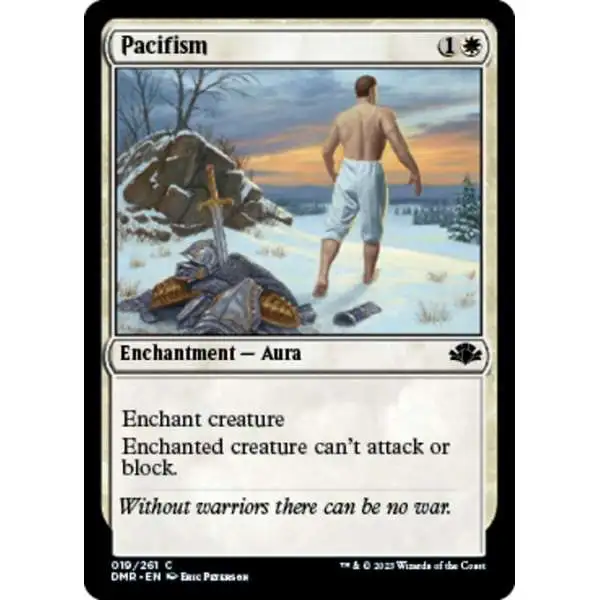 MtG Dominaria Remastered Common FOIL Pacifism #19