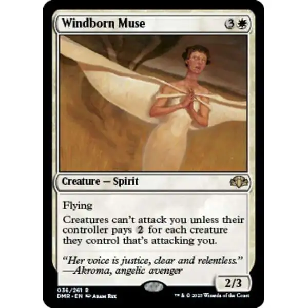 MtG Dominaria Remastered Rare FOIL Windborn Muse #36