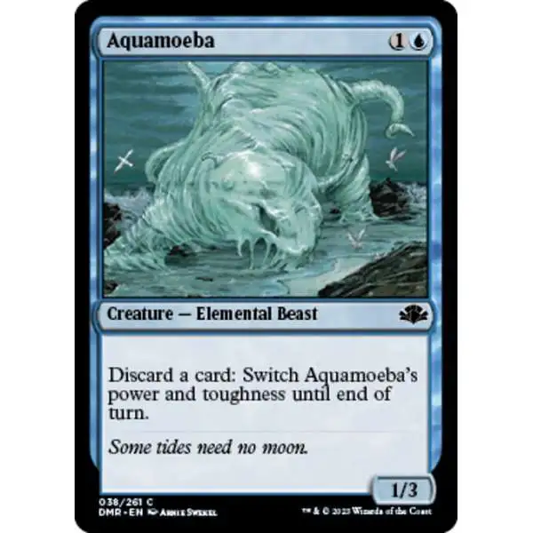 MtG Dominaria Remastered Common FOIL Aquamoeba #38