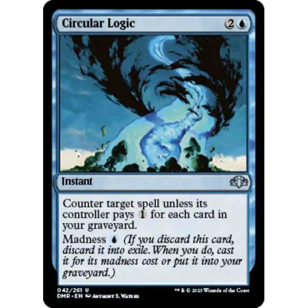 MtG Dominaria Remastered Uncommon FOIL Circular Logic #42