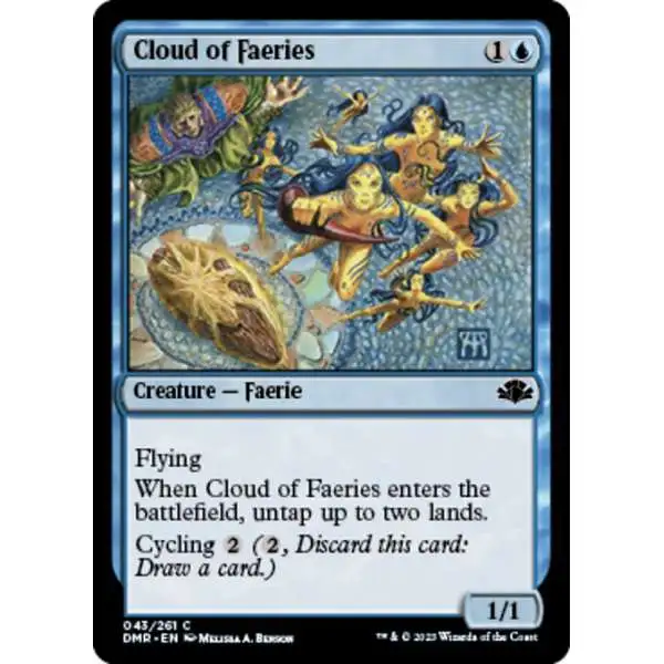 MtG Dominaria Remastered Common Foil Cloud of Faeries #43