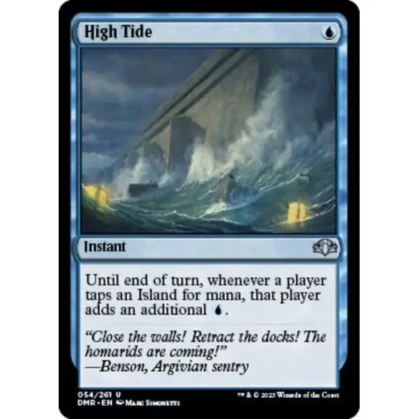 MtG Dominaria Remastered Uncommon Foil High Tide #54