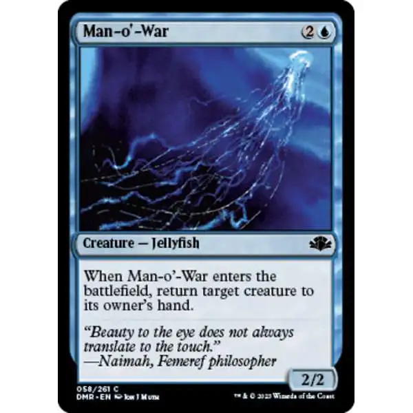 MtG Dominaria Remastered Common Man-o'-War #58