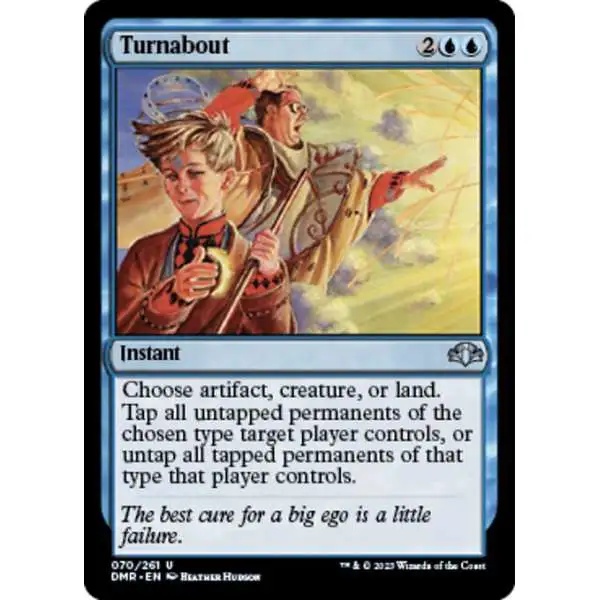 MtG Dominaria Remastered Uncommon FOIL Turnabout #70
