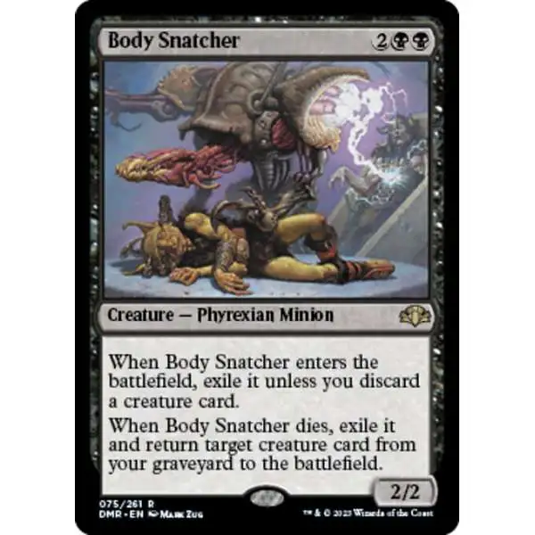 MtG Dominaria Remastered Rare Body Snatcher #75