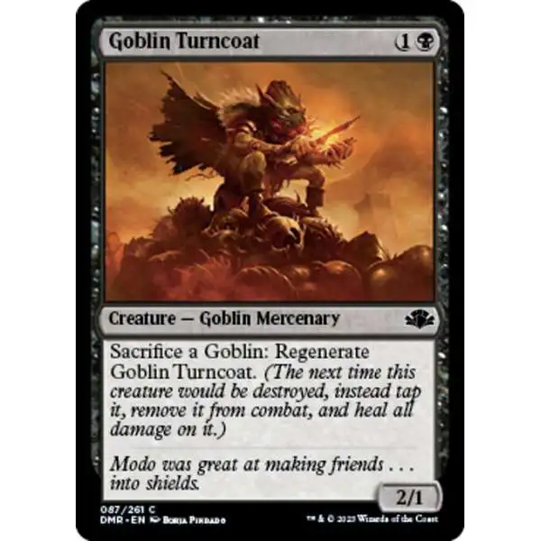 MtG Dominaria Remastered Common FOIL Goblin Turncoat #87