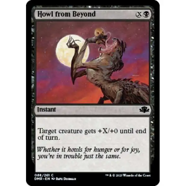 MtG Dominaria Remastered Common Howl from Beyond #88