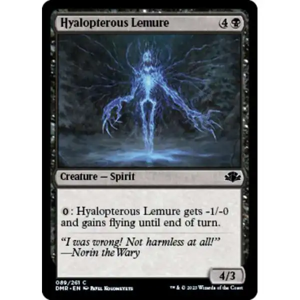 MtG Dominaria Remastered Common Hyalopterous Lemure #89