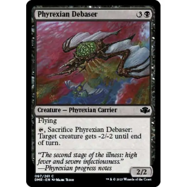MtG Dominaria Remastered Common FOIL Phyrexian Debaser #97