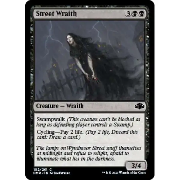 MtG Dominaria Remastered Common FOIL Street Wraith #102