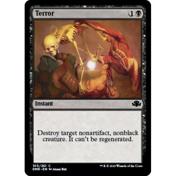 MtG Dominaria Remastered Common FOIL Terror #103