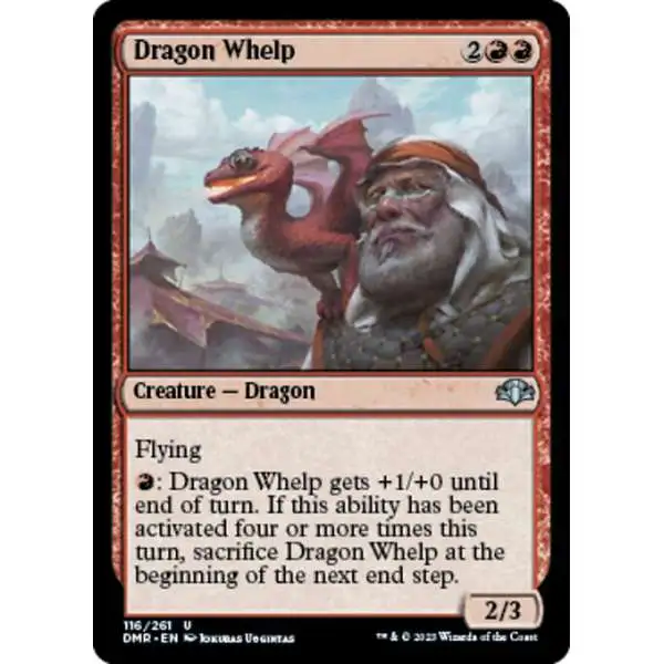 MtG Dominaria Remastered Uncommon Dragon Whelp #116