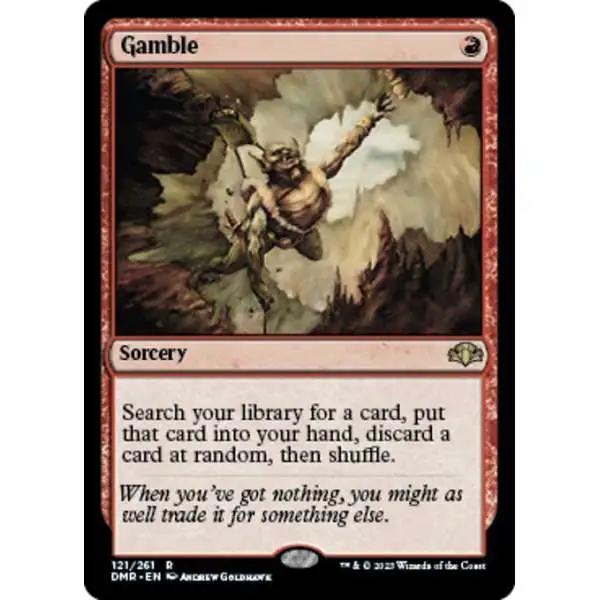 MtG Dominaria Remastered Rare Gamble #121