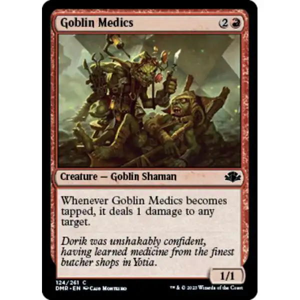 MtG Dominaria Remastered Common Goblin Medics #124